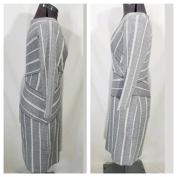 New Anthropologie Maeve Wrap Dress Sz M Blue - Picture 5 of 8